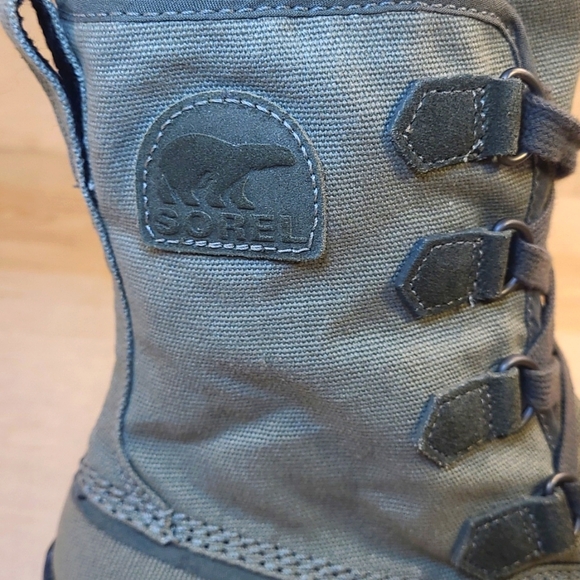 Sorel Tivoli Army Green Women's Winter Snow Boots - Picture 2 of 11